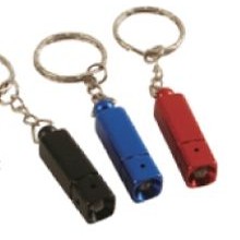 1 1/2"x1/2" Aluminum LED Keychain Flashlight