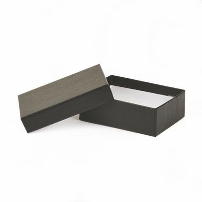 Black Embossed Jewelry Box (3" x 2 1/8" x 1")