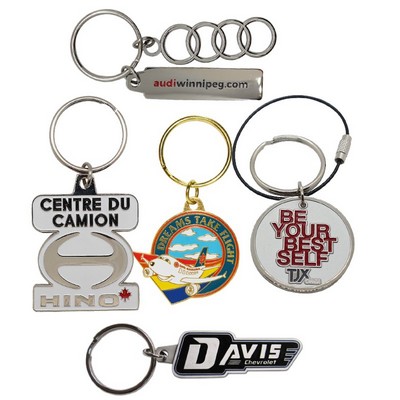 Soft Enamel Key Tag (1 3/4")
