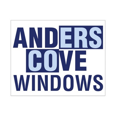 Rectangle Sticker | Square Corner | 4" x 5" | White Static | Static Back | Screen
