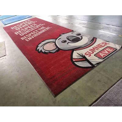 Brand Representative Full Color HD Logo Mat - 4' X 10'