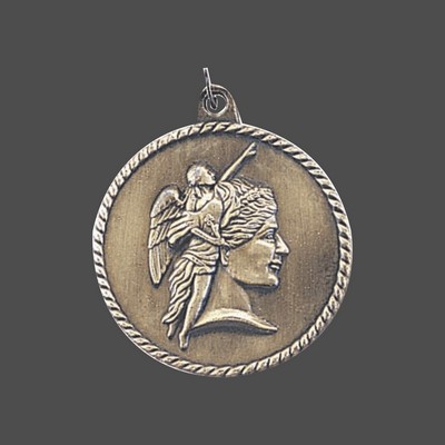 Silver Achievement High Relief Medal (2")
