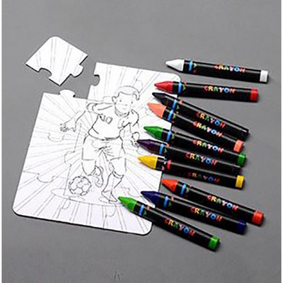 12 Piece Retail Quality Coloring Puzzle
