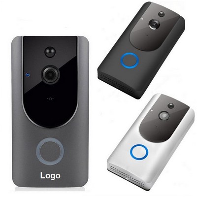 1080P Smart Video Doorbell Wireless Home WIFI Security Camera With Indoor Chime, 32G SD Card