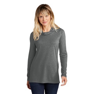 Sport-Tek® Women's PosiCharge ® Tri-Blend Wicking Long Sleeve Hoodie