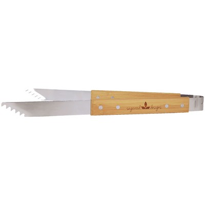 Bamboo Barbeque Tongs