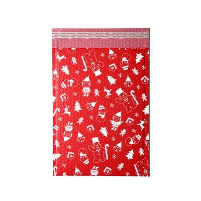 6.5 x 8.7" Red Poly Bubble Mailer Self Seal Padded Envelopes for Shipping/ Packaging/ Mailing