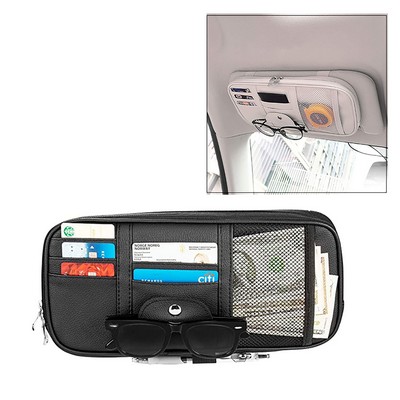 Car Sun Visor Organizer (12.6" x 6.1"x 1")