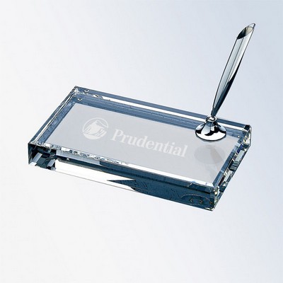 Crystal Pen Stand w/Funnel