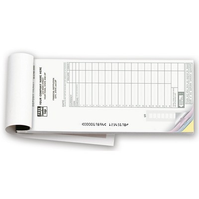Deposit Ticket Forms - Booked, Maximum Entry Format (2-Part)