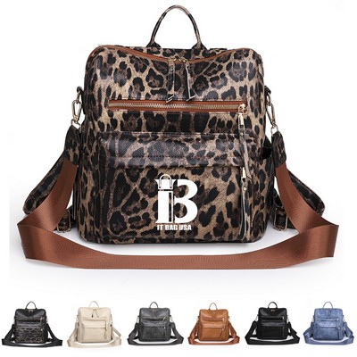 Large Capacity PU Leather Travel Bag