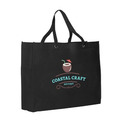 Shopper Non-Woven Tote Bag (Full Color Imprint)
