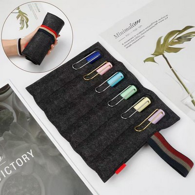 Gift-Multi-Function School Felt Bag/Holders for Pens, Pencils