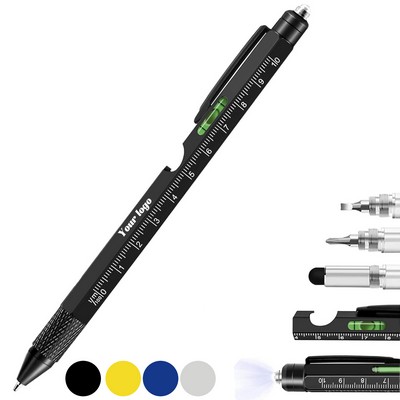 9" 1 Metal Multifunctional Engineering Tool Pen