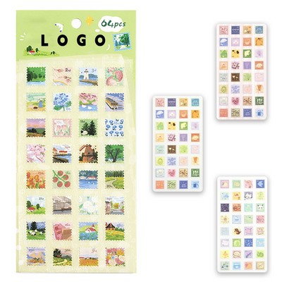 Custom Removable Vinyl Stickers with Full Color and Custom Shape