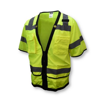 Radians® Type R Class 2 Surveyor Heavy Duty Solid Twill Safety Vest