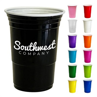 16oz Versatile Disposable Plastic Party Cup