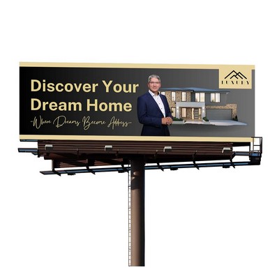 Billboard Banners Single Sided 1' x 1' (SQFT)