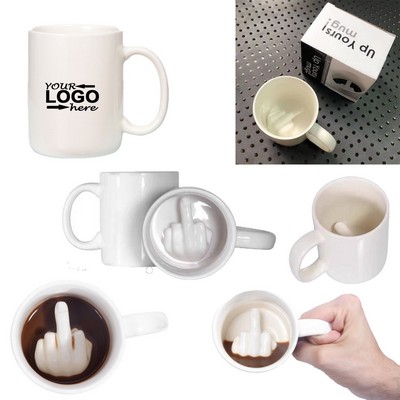 Ceramic Middle Finger Mug