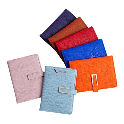 PU Leather Passport Holder