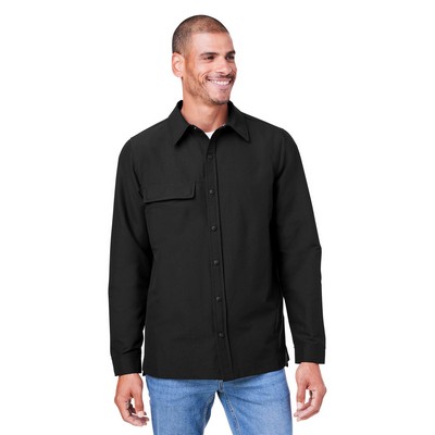 Harriton Unisex Flex Twill Overshirt Jacket