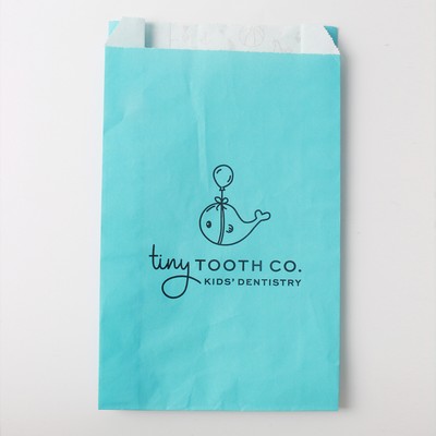 Blue Cookie Pop Corn Packing Bag