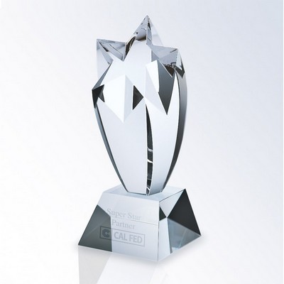 Rising Star Award (Clear Slant Base)