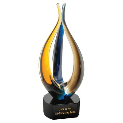 Tri Rise Art Glass