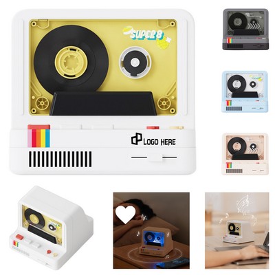 Cassette Style Retro Bluetooth Speaker W/ Scent Pad Slot