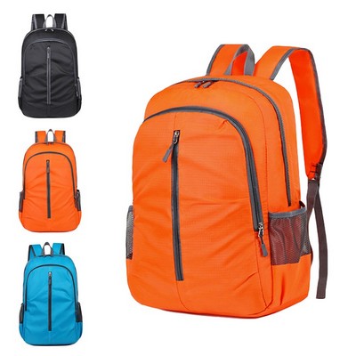 20L Polyester Waterproof Foldable Backpack
