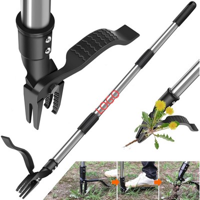 Ergonomic Stand-Up Weed Puller with Ejection System