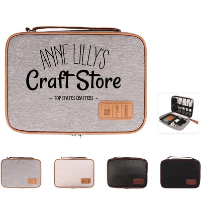 Travel Zipped Electronics Organizer