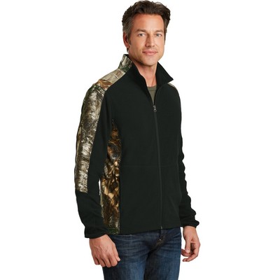 Port Authority Camouflage Microfleece Full-Zip Jacket
