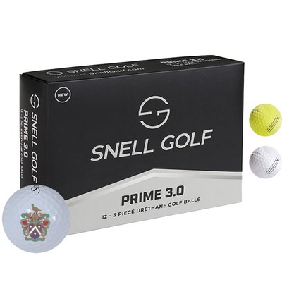 Snell PRIME 3.0 Golf Balls with Custom Imprints