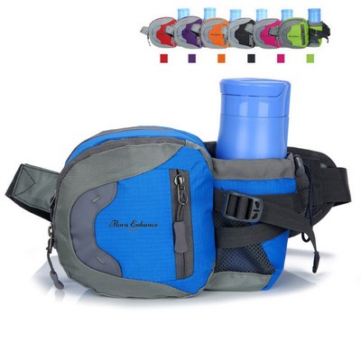Fanny Pack Waist Bag with Bottle Holder