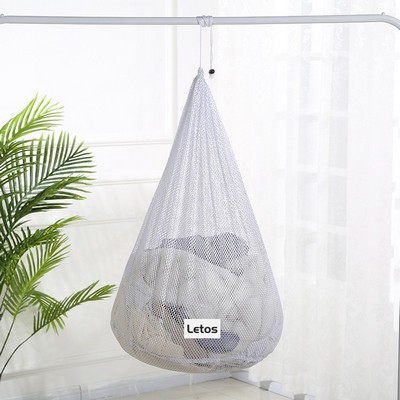 20x24" Coarse Mesh Laundry Bags Laundry Wash Bags Drawstring Laundry Bag-Woven Label