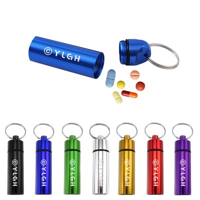 Flat Bottom Capsule Seal Container Bottle