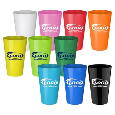 16oz Plastic Colorful Drinking Cup