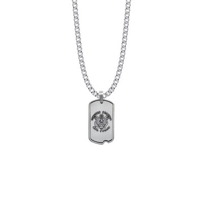 U.S. Air Force Sterling Silver Dog Tag