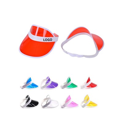Clear Sun Visor With Uv Protection