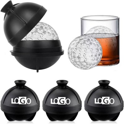 Golf Ball Ice Mold Whiskey Round Cube Tray 2.5"