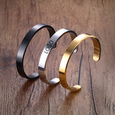 C Shape Glossy Bracelet