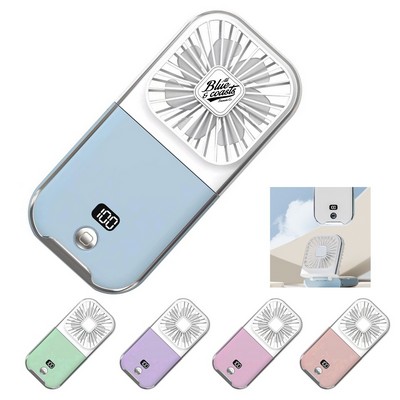 Mini Handheld Fan with 3000mAh Power Bank