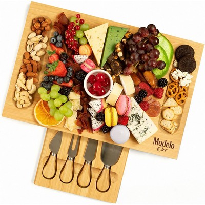 Bamboo Cheese Platter & Serving Tray