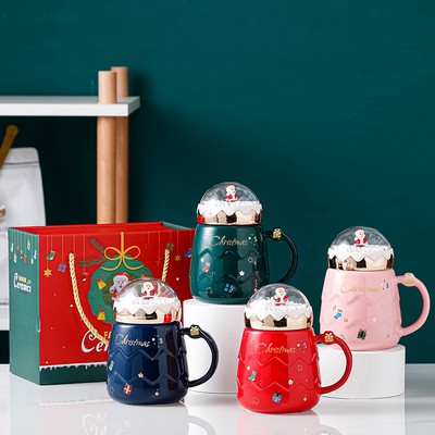 16 Oz. Ceramic Christmas Coffee Mugs
