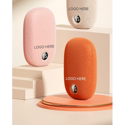 Plush Graphene Hand Warmer Power Bank 6000mAh