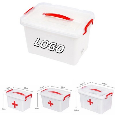 Plastic Portable Double-Layer Box