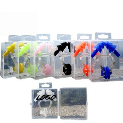 Bulk Silicone Swimming Earplugs and Nose Clips