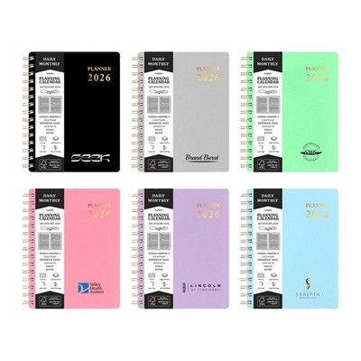 A5 2026 Weekly and Monthly Planner Planner