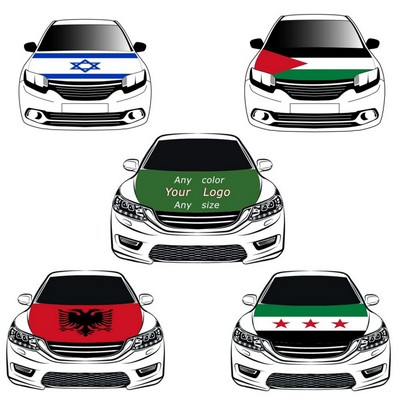 Car Engine Hood Flag